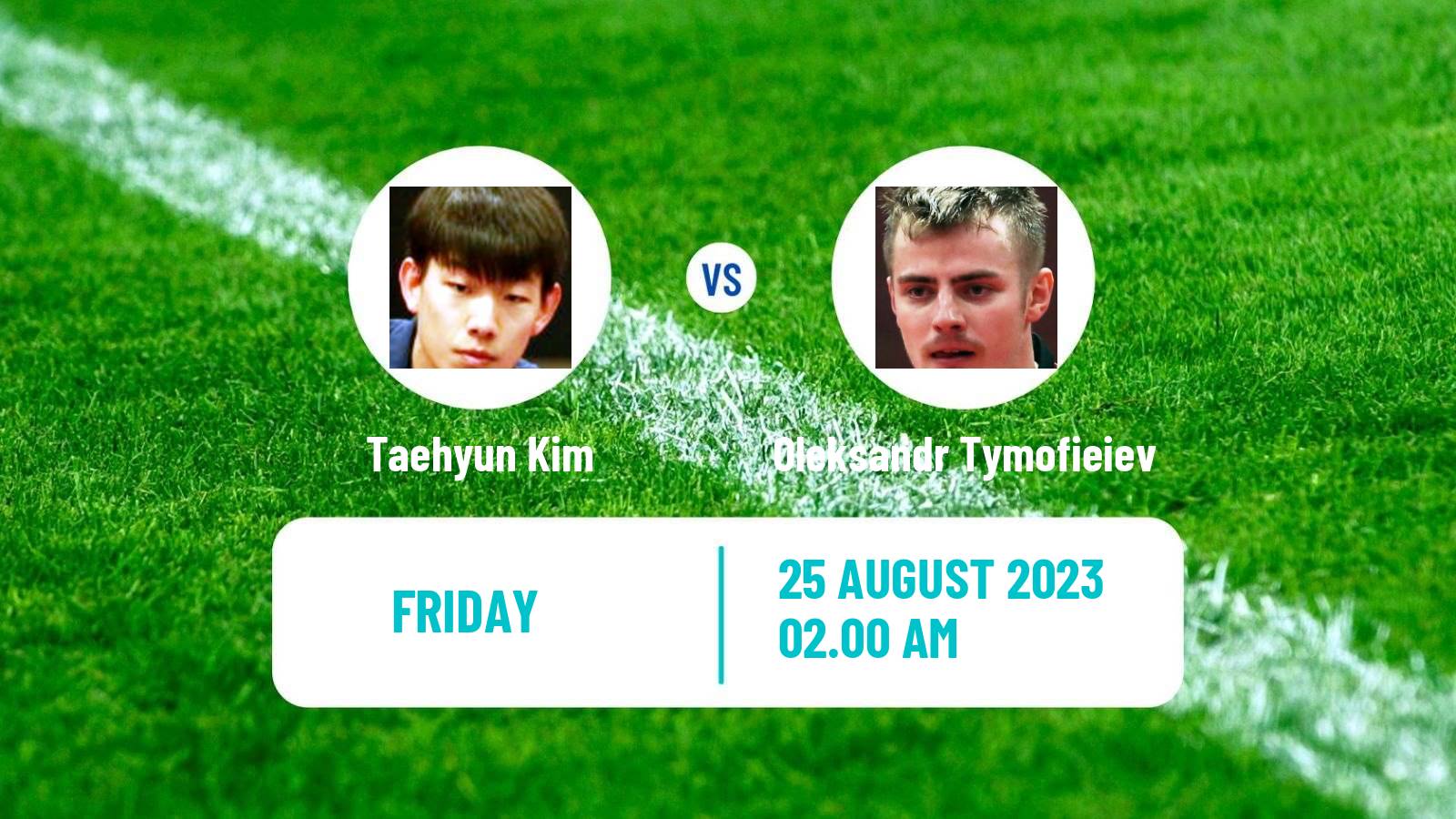 Table tennis Tt Star Series Men Taehyun Kim - Oleksandr Tymofieiev