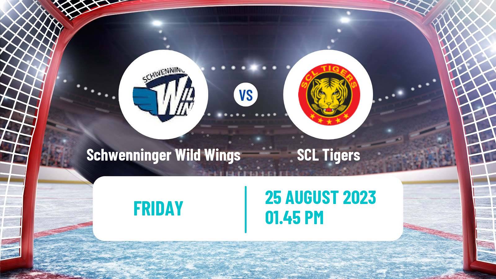 Hockey Club Friendly Ice Hockey Schwenninger Wild Wings - SCL Tigers