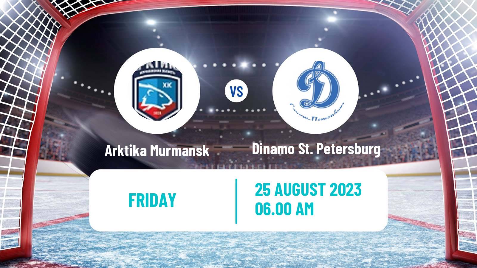 Hockey Club Friendly Ice Hockey Arktika Murmansk - Dinamo St. Petersburg