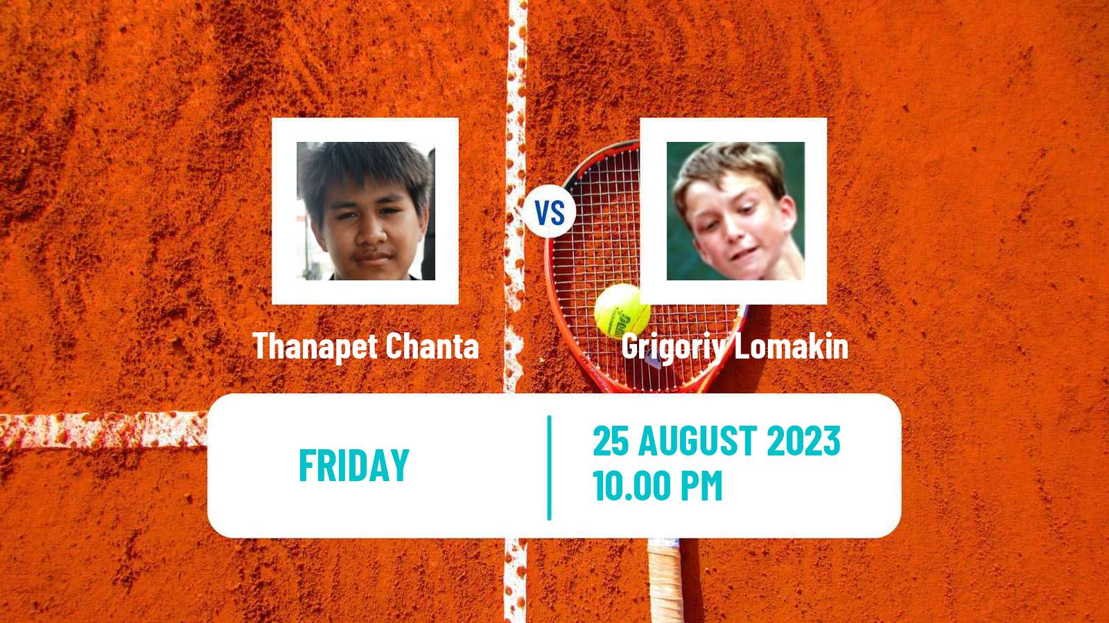Tennis ITF M15 Nakhon Si Thammarat 6 Men Thanapet Chanta - Grigoriy Lomakin