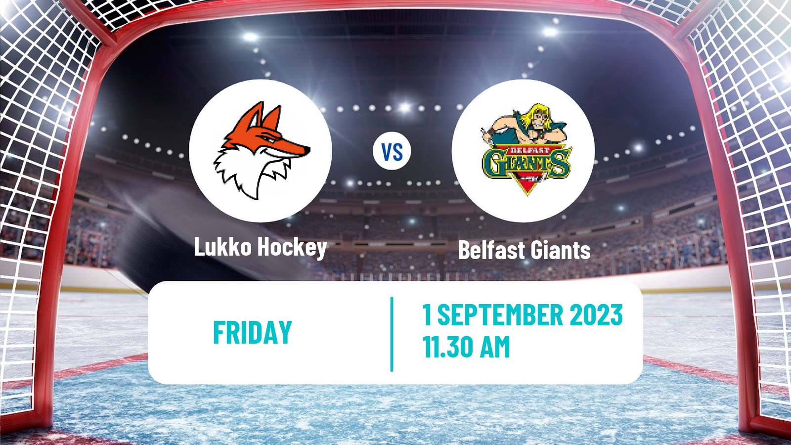 Hockey Champions League Ice Hockey Lukko - Belfast Giants