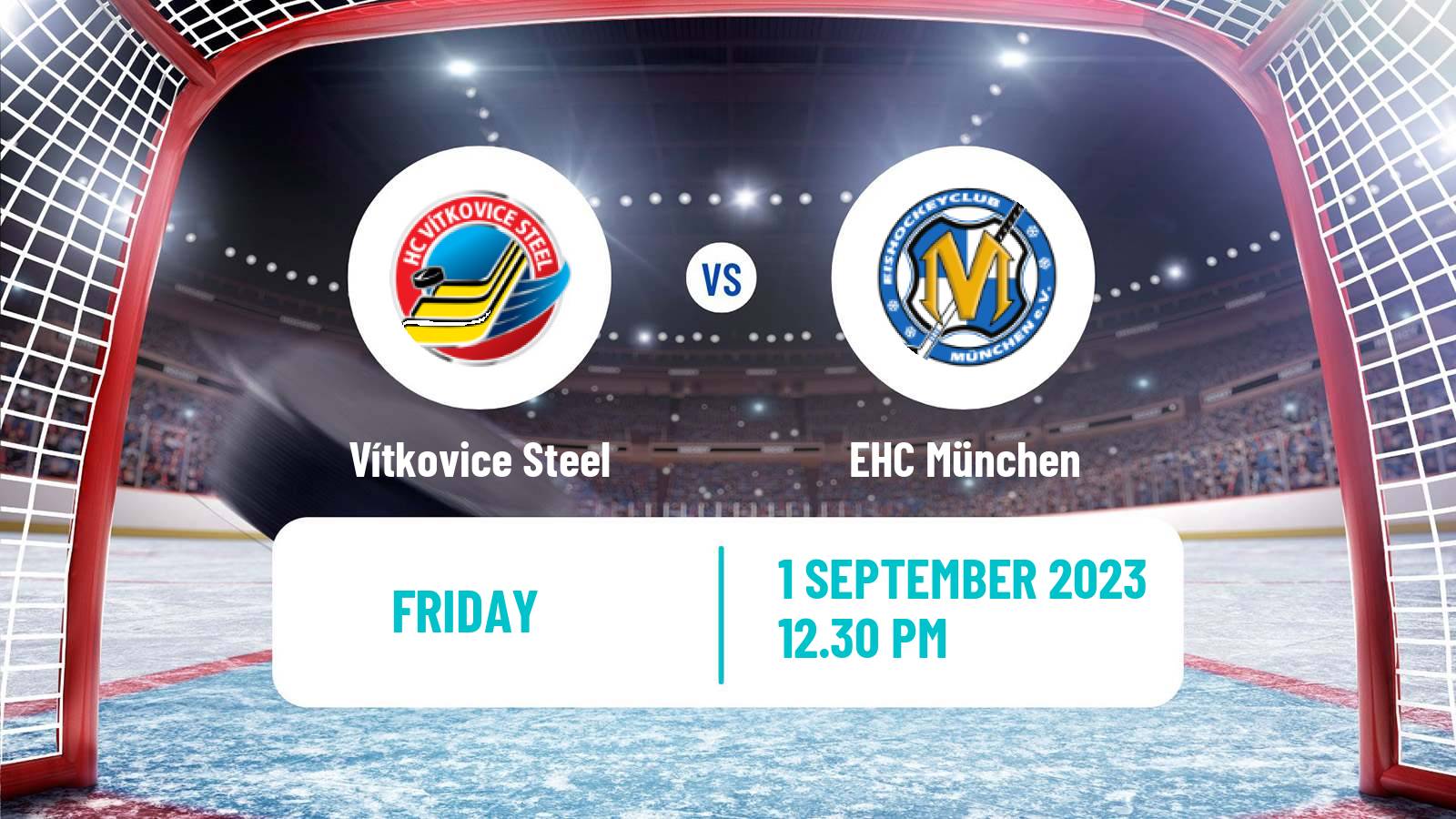 Hockey Champions League Ice Hockey Vítkovice Steel - EHC München