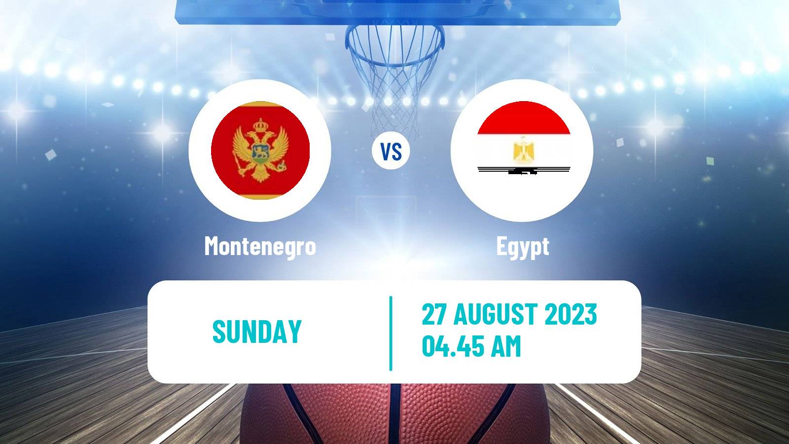 Basketball World Championship Basketball Montenegro - Egypt