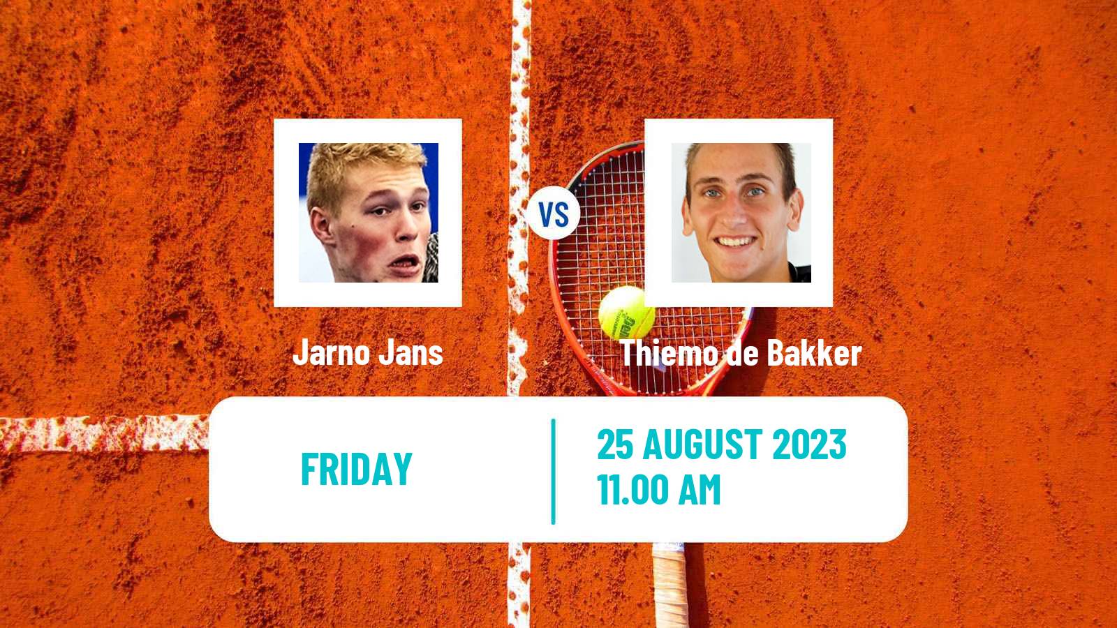 Tennis ITF M15 Huy Men Jarno Jans - Thiemo de Bakker