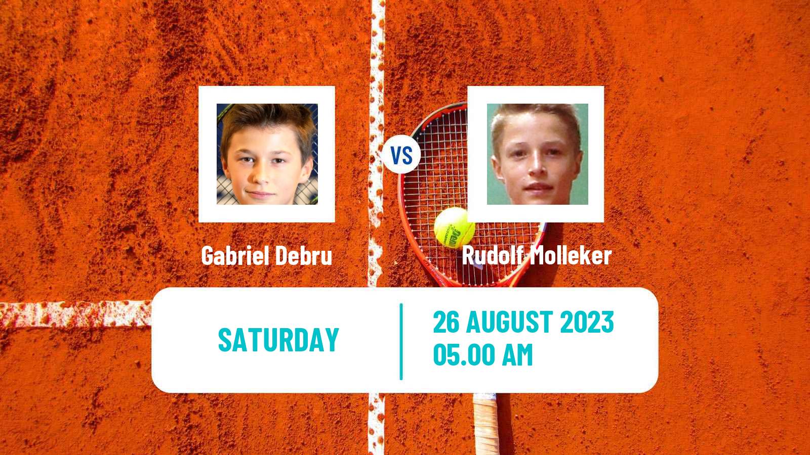 Tennis Prague 3 Challenger Men Gabriel Debru - Rudolf Molleker