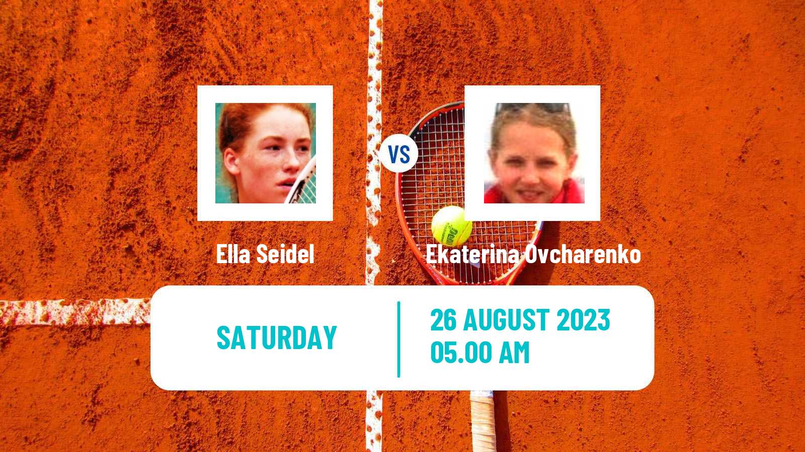 Tennis ITF W25 Braunschweig Women Ella Seidel - Ekaterina Ovcharenko