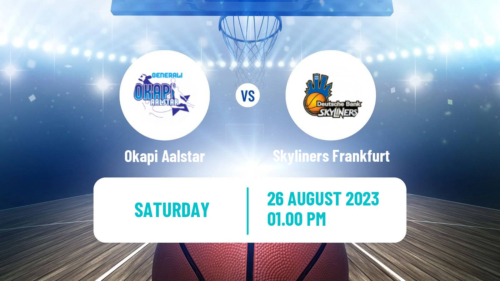 Basketball Club Friendly Basketball Okapi Aalstar - Skyliners Frankfurt