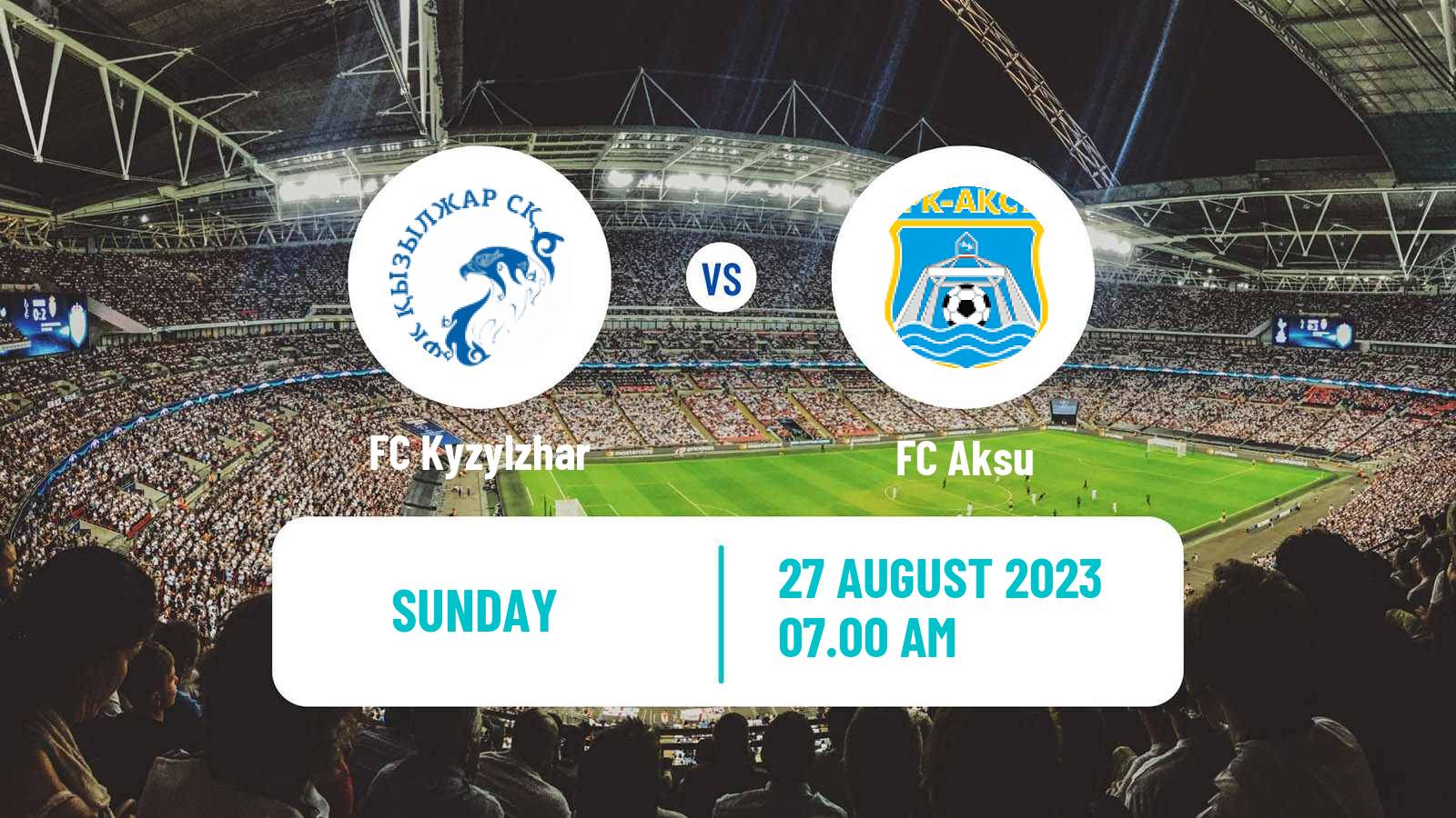 Soccer Kazakh Premier League Kyzylzhar - Aksu