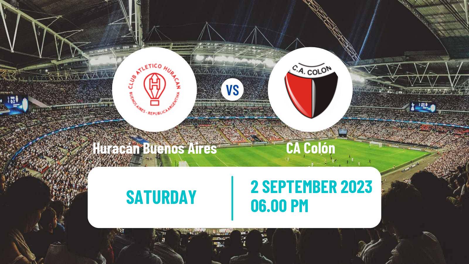 Soccer Argentinian Copa de la Liga Profesional Huracán Buenos Aires - Colón