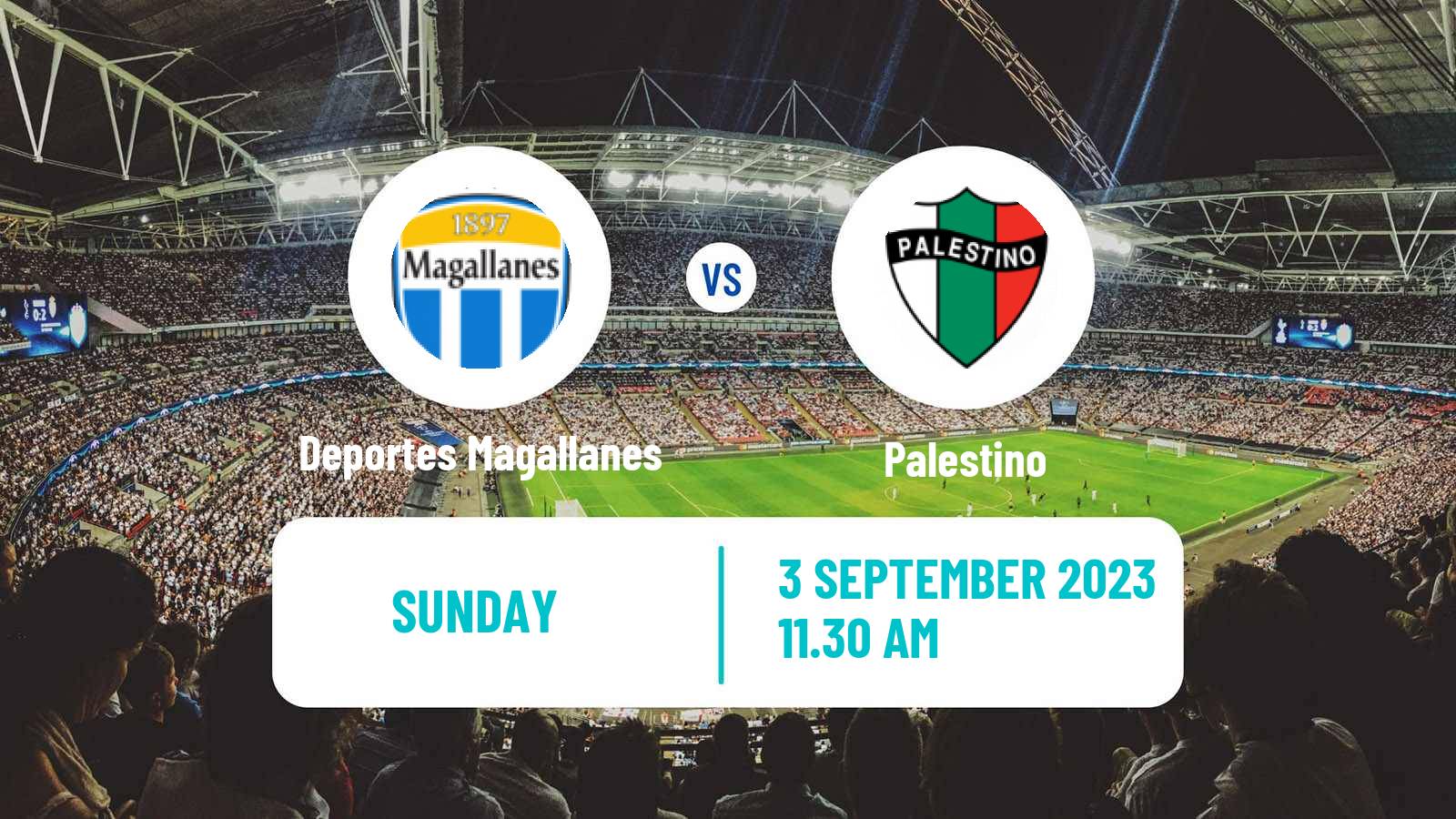 Soccer Chilean Primera Division Deportes Magallanes - Palestino