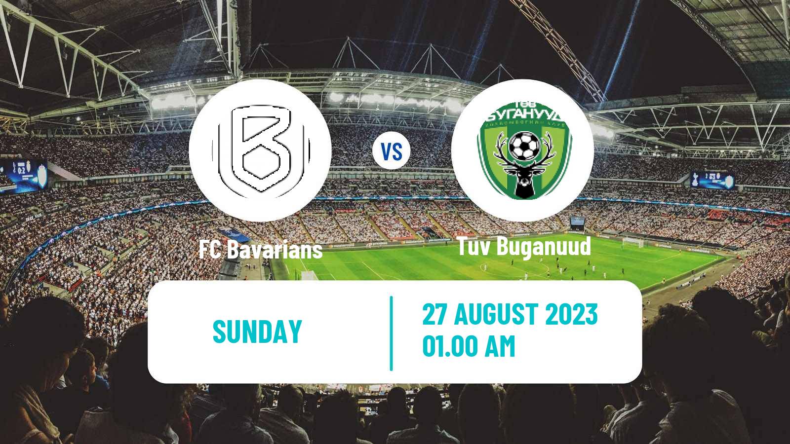 Soccer Mongolian Premier League Bavarians - Tuv Buganuud