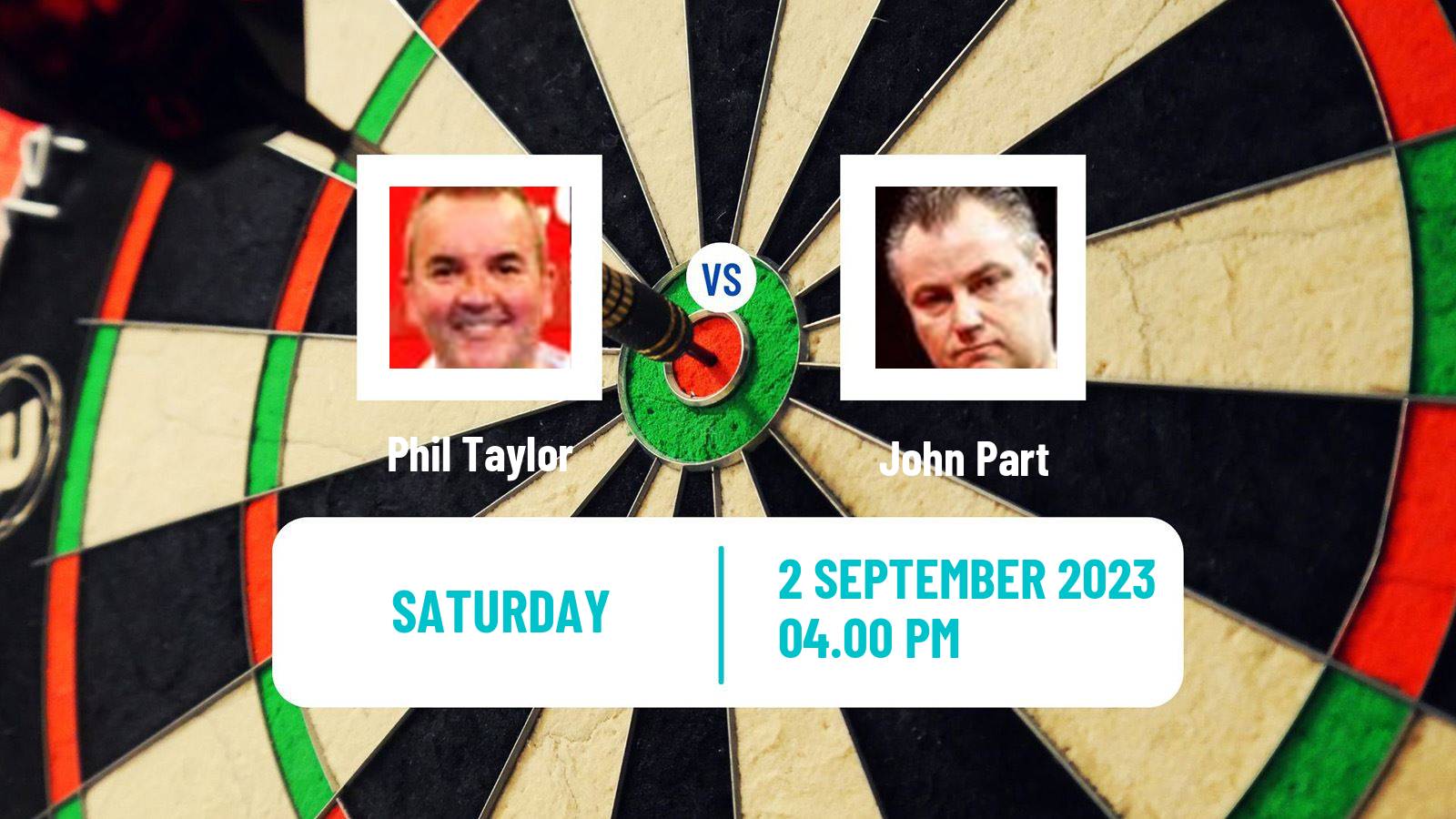 Darts World Seniors Matchplay Phil Taylor - John Part