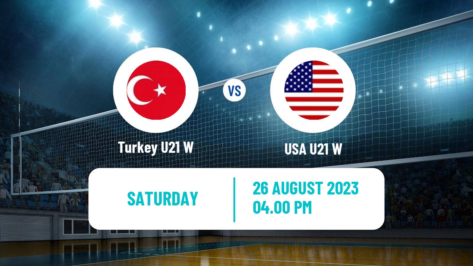 Volleyball World Championship U21 Volleyball Women Turkey U21 W - USA U21 W