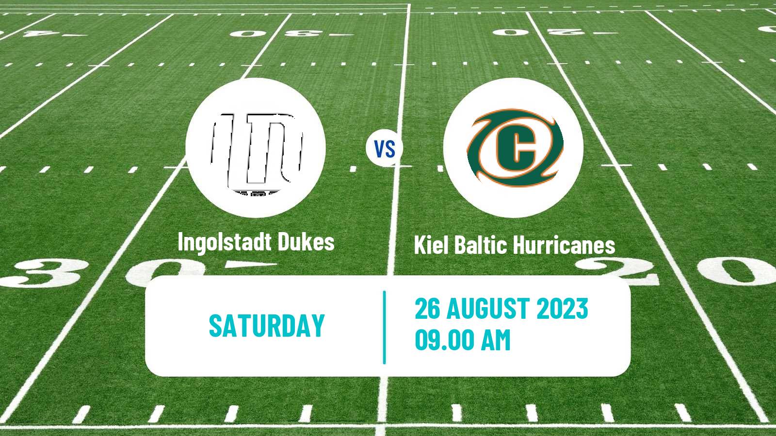 American football German GFL Ingolstadt Dukes - Kiel Baltic Hurricanes