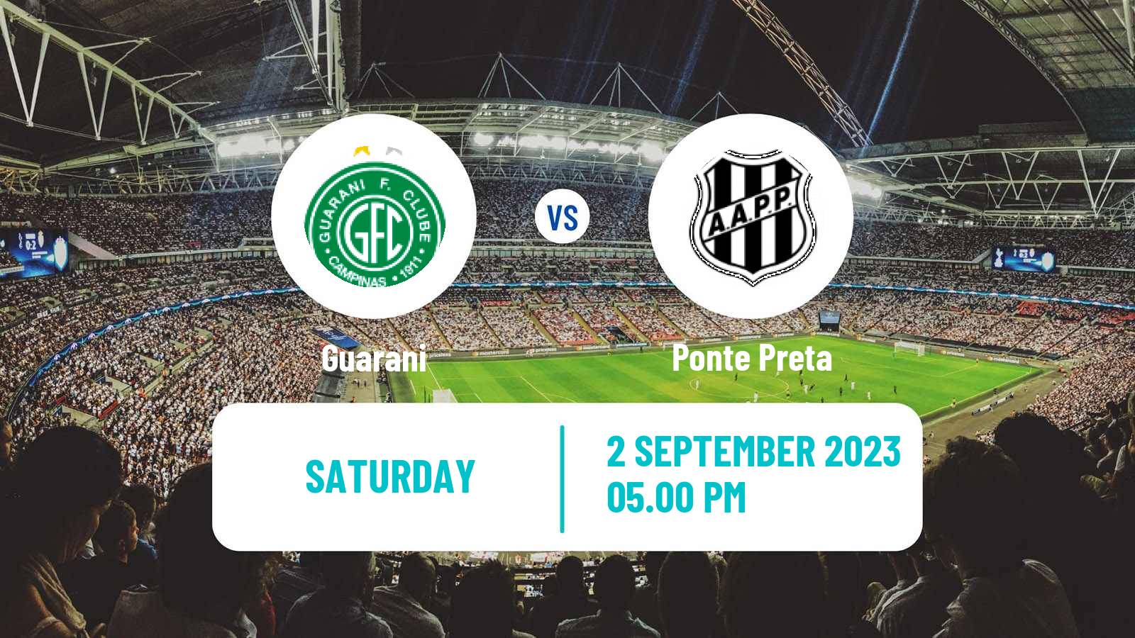 Soccer Brazilian Serie B Guarani - Ponte Preta