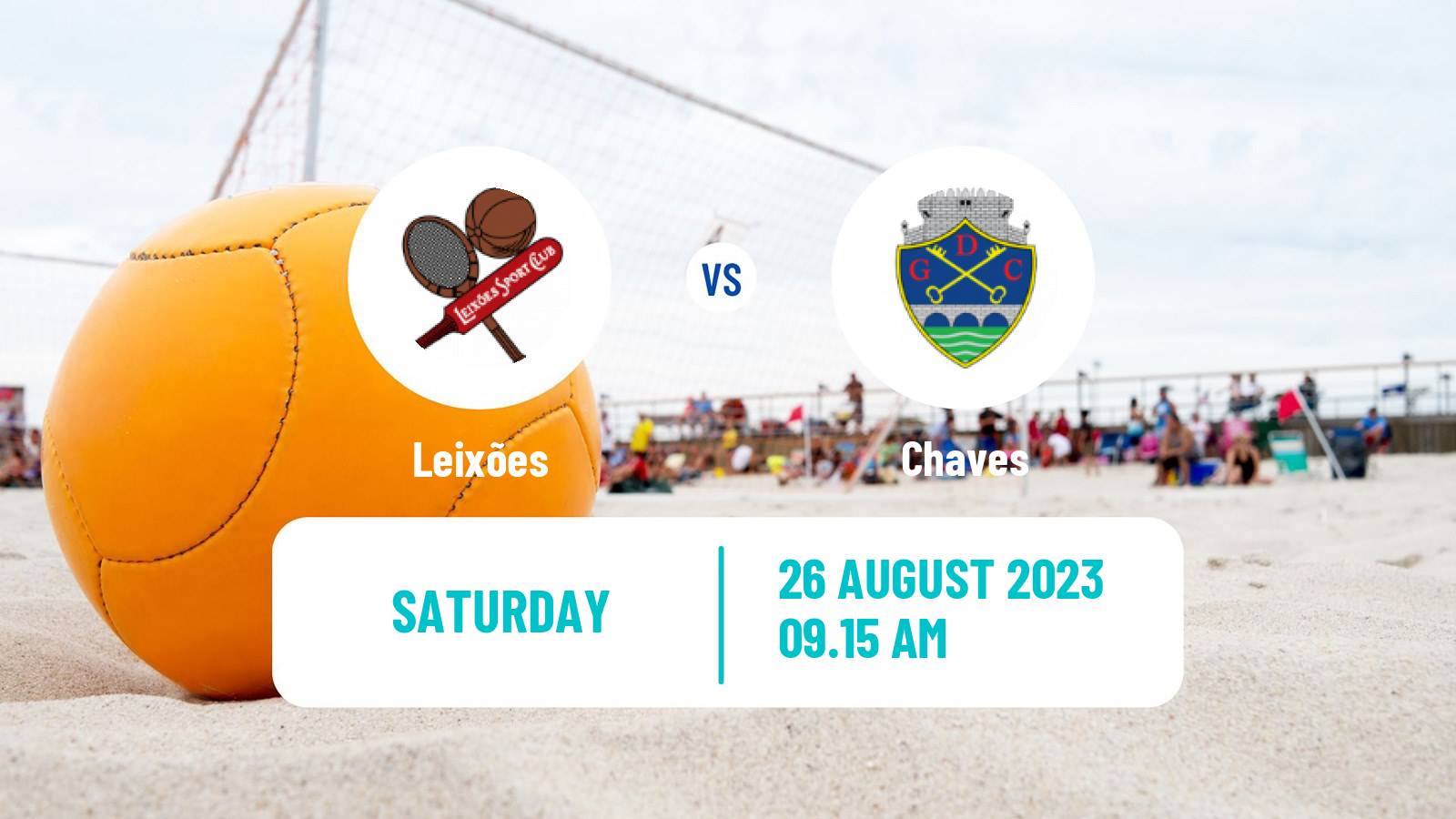 Beach soccer Elite Division Leixões - Chaves