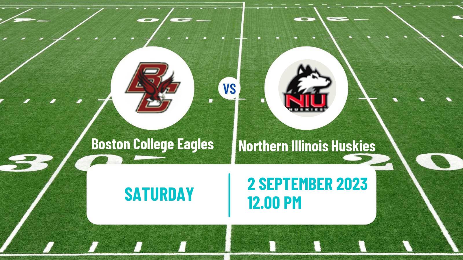 American football NCAA College Football Boston College Eagles - Northern Illinois Huskies