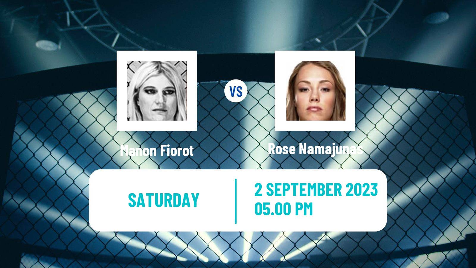 MMA Flyweight Women UFC Manon Fiorot - Rose Namajunas