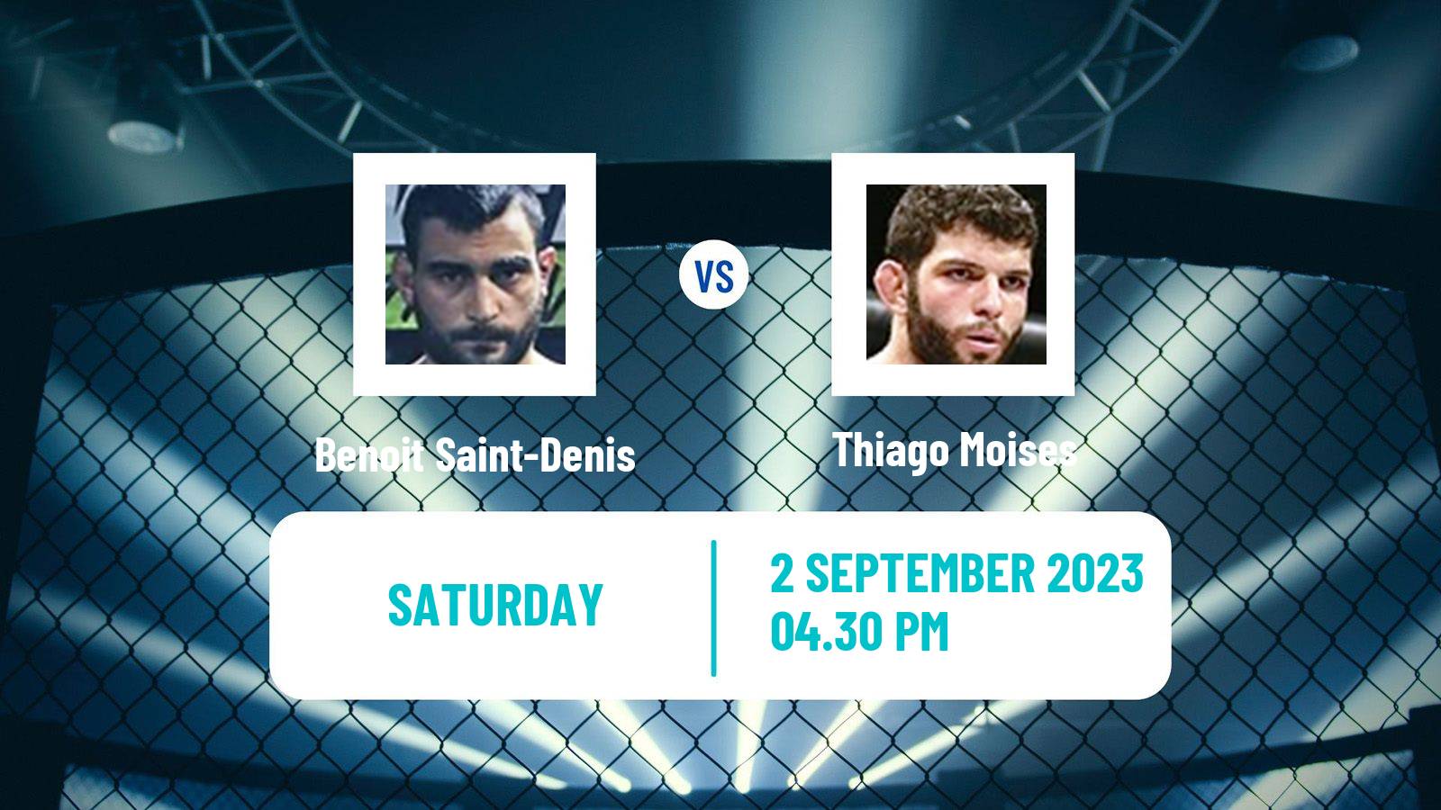 MMA Lightweight UFC Men Benoit Saint-Denis - Thiago Moises