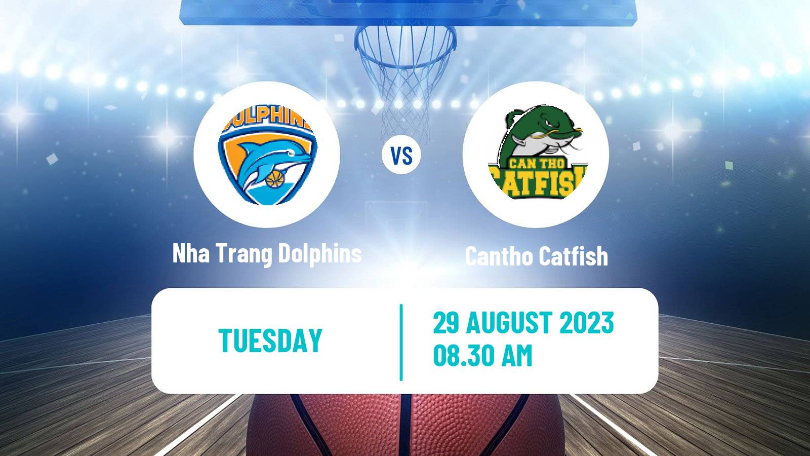 Basketball Vietnamese VBA Nha Trang Dolphins - Cantho Catfish