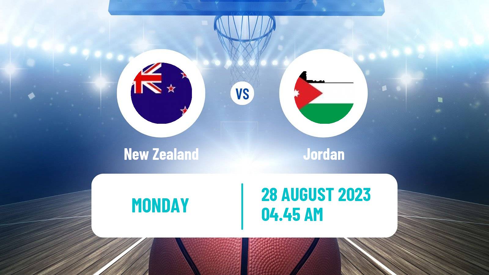 Basketball World Championship Basketball New Zealand - Jordan