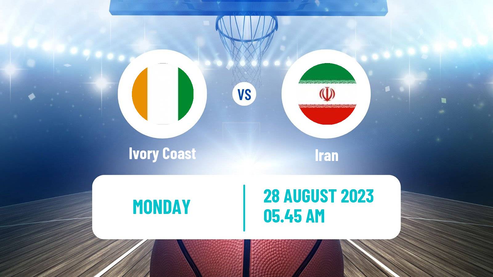 Basketball World Championship Basketball Ivory Coast - Iran
