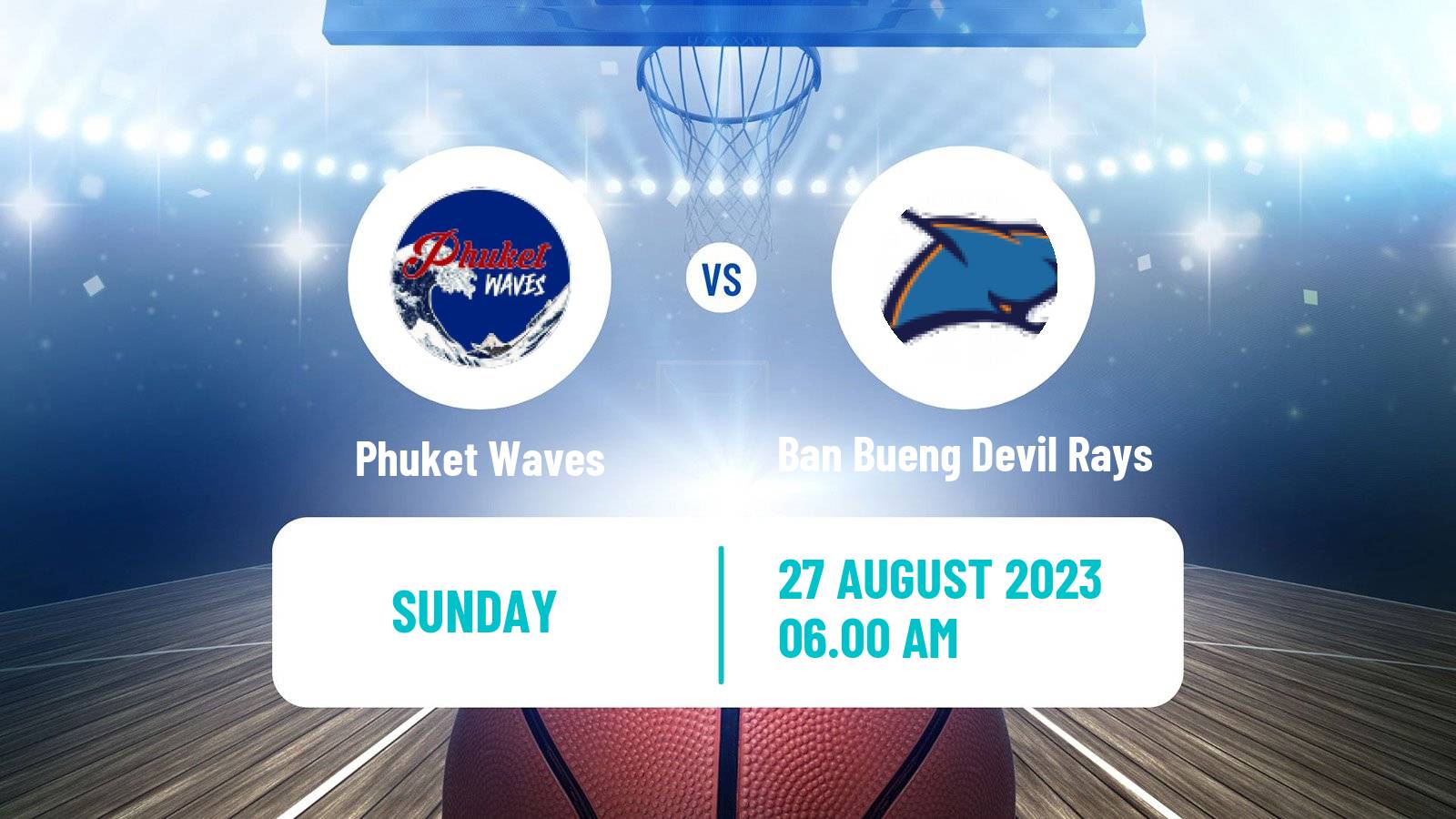 Basketball Thai TBL Phuket Waves - Ban Bueng Devil Rays