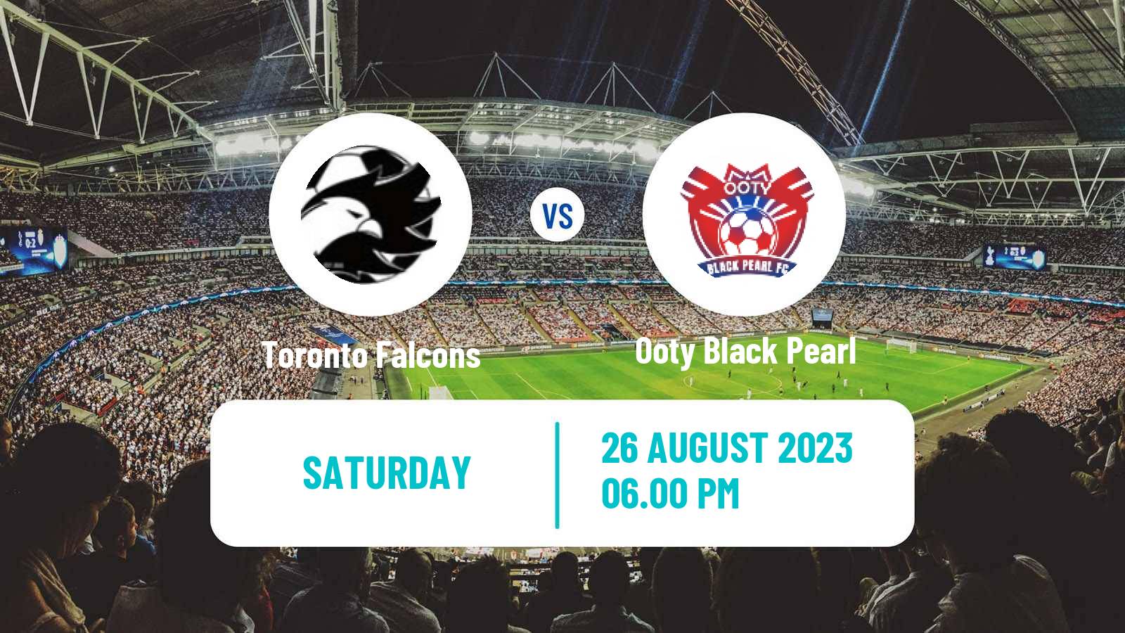 Soccer Canadian CSL Toronto Falcons - Ooty Black Pearl