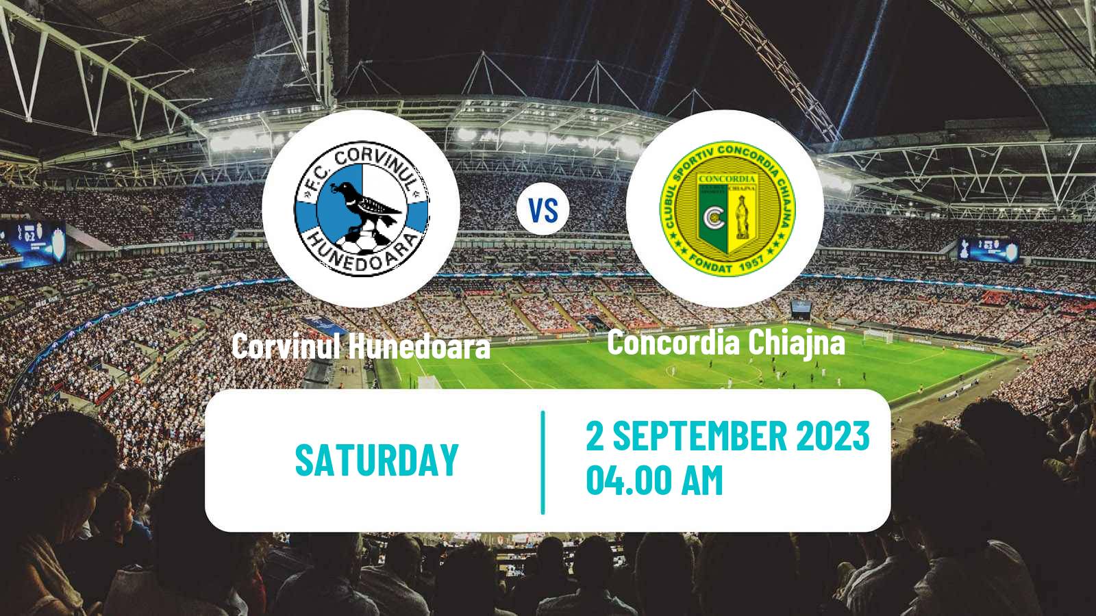 Soccer Romanian Division 2 Corvinul Hunedoara - Concordia Chiajna