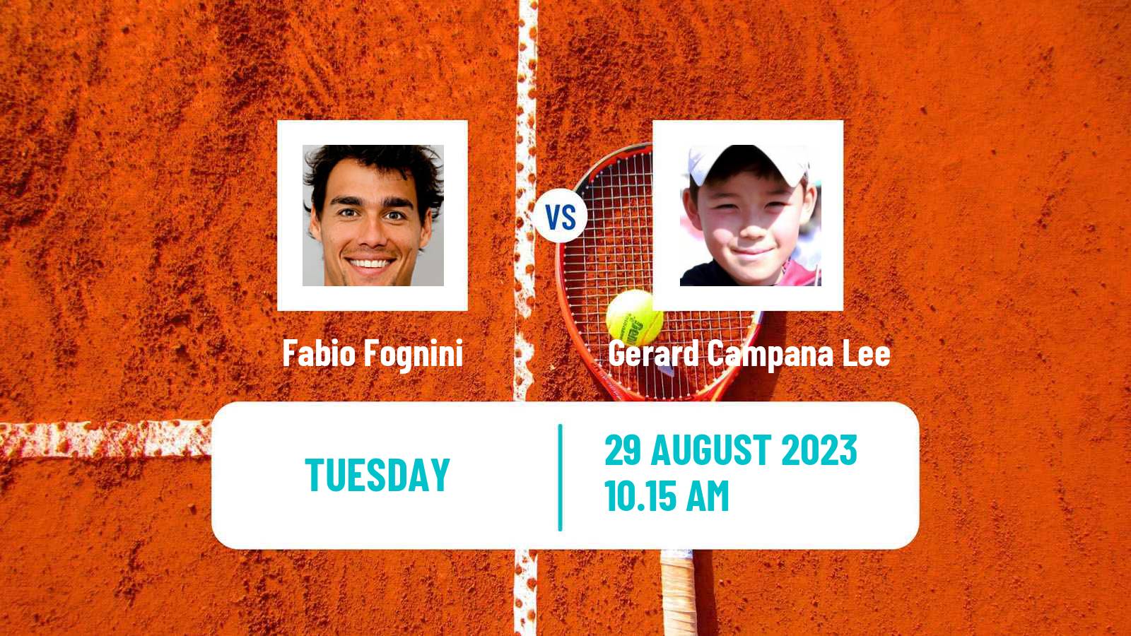 Tennis Como Challenger Men Fabio Fognini - Gerard Campana Lee