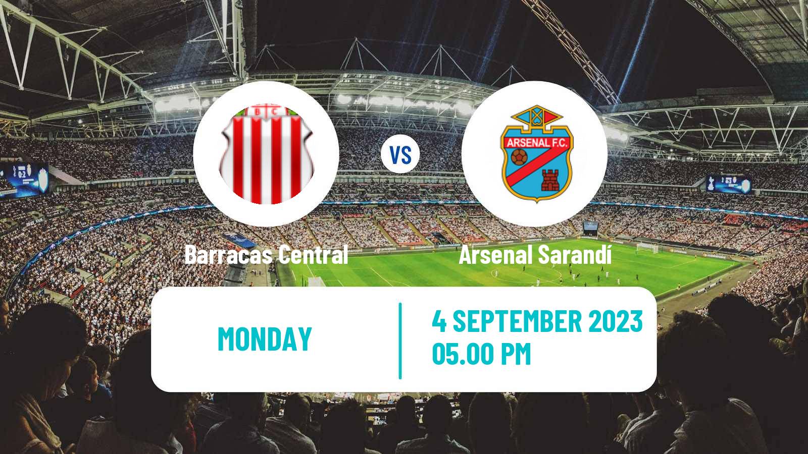 Soccer Argentinian Copa de la Liga Profesional Barracas Central - Arsenal Sarandí