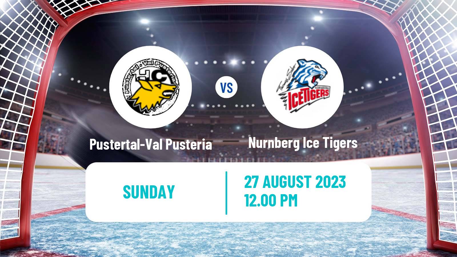 Hockey Club Friendly Ice Hockey Pustertal-Val Pusteria - Nurnberg Ice Tigers