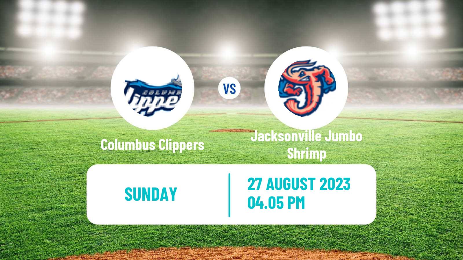 Baseball IL Columbus Clippers - Jacksonville Jumbo Shrimp