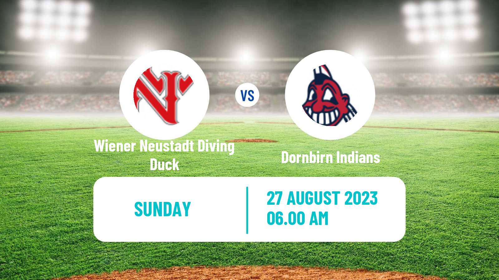 Baseball Austrian Bundesliga Baseball Wiener Neustadt Diving Duck - Dornbirn Indians