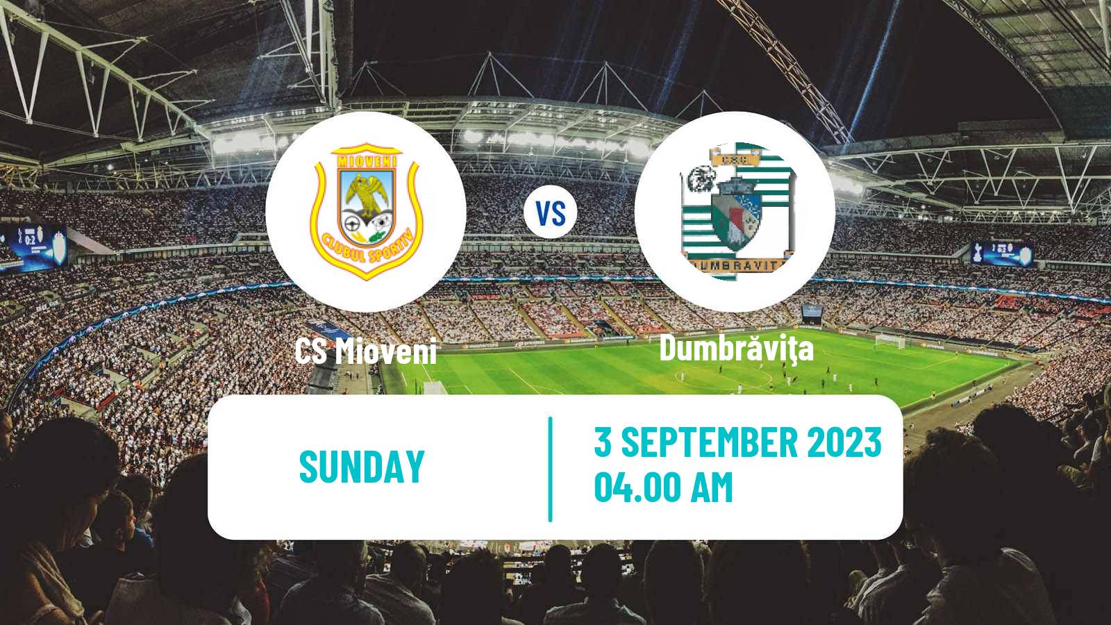 Soccer Romanian Division 2 Mioveni - Dumbrăviţa