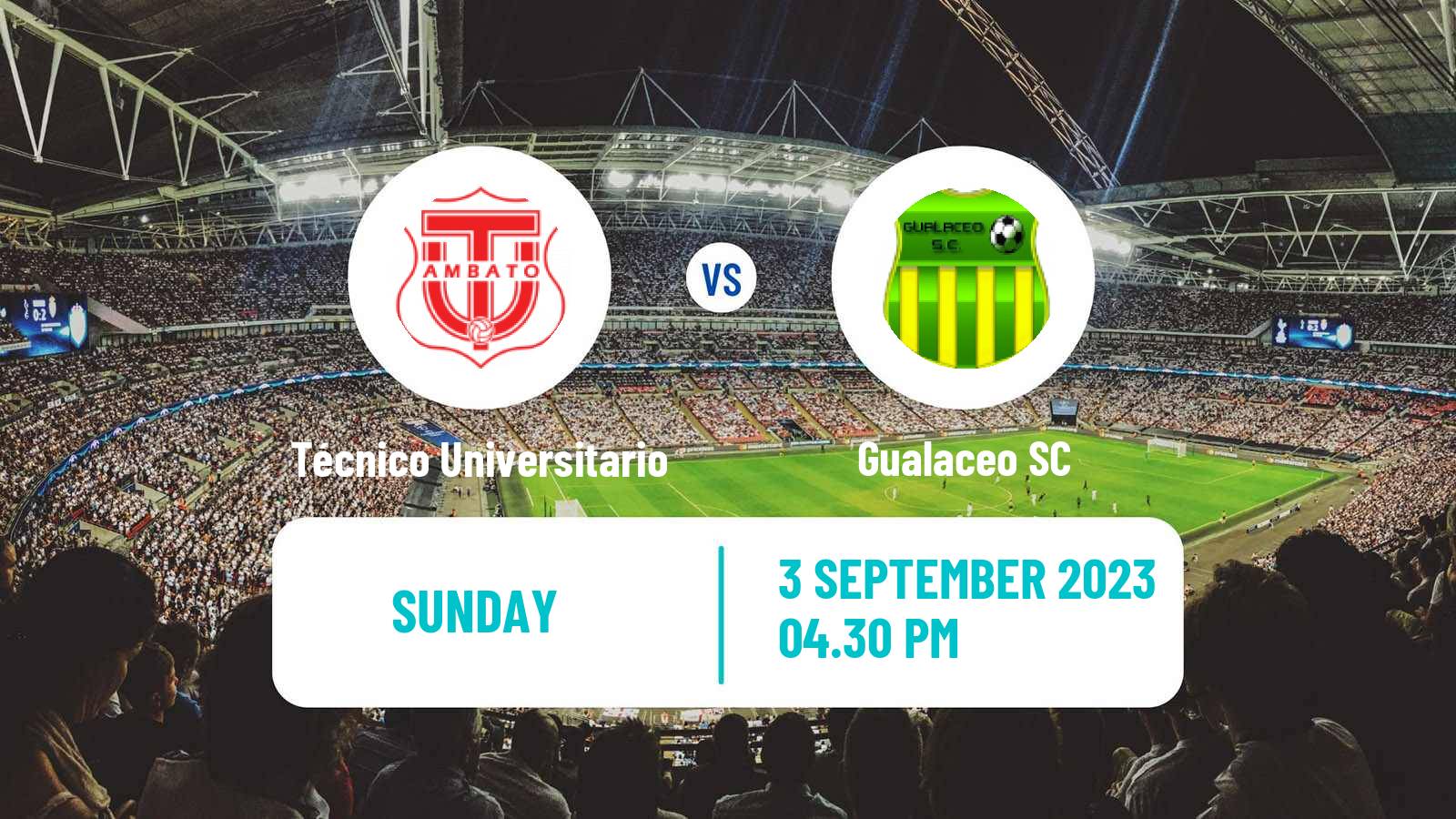 Soccer Ecuadorian Liga Pro Técnico Universitario - Gualaceo