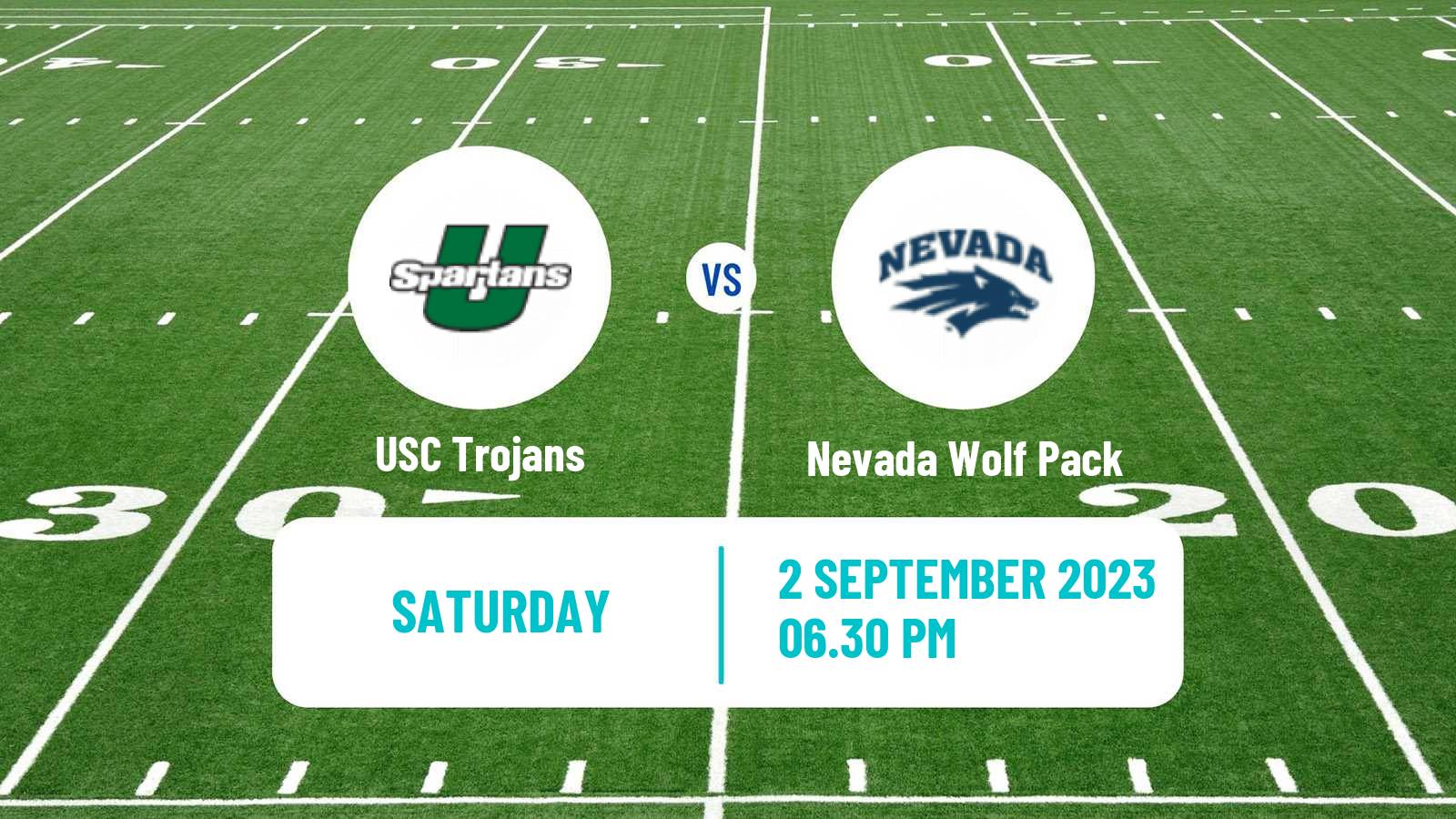 American football NCAA College Football USC Trojans - Nevada Wolf Pack