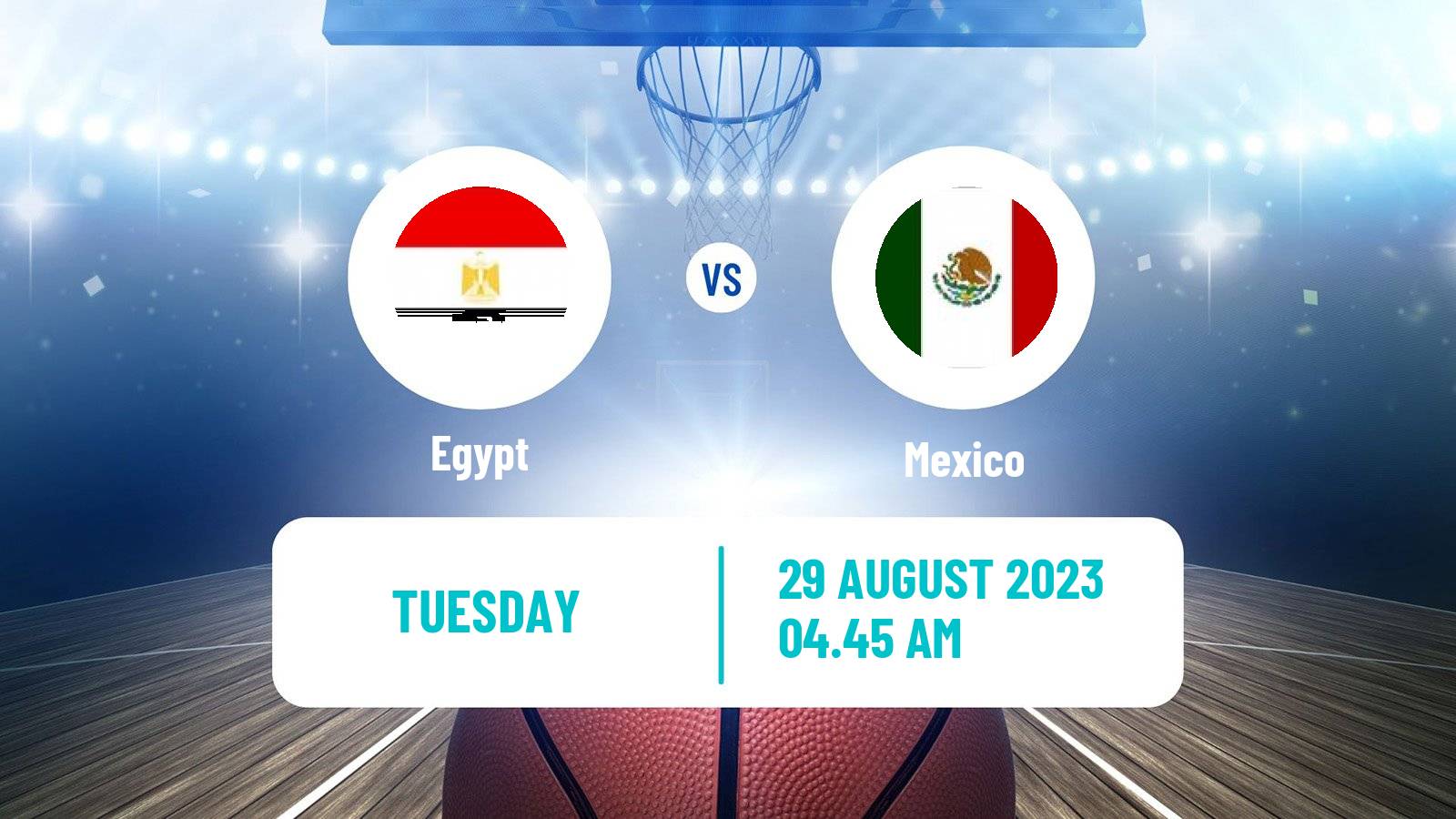 Basketball World Championship Basketball Egypt - Mexico