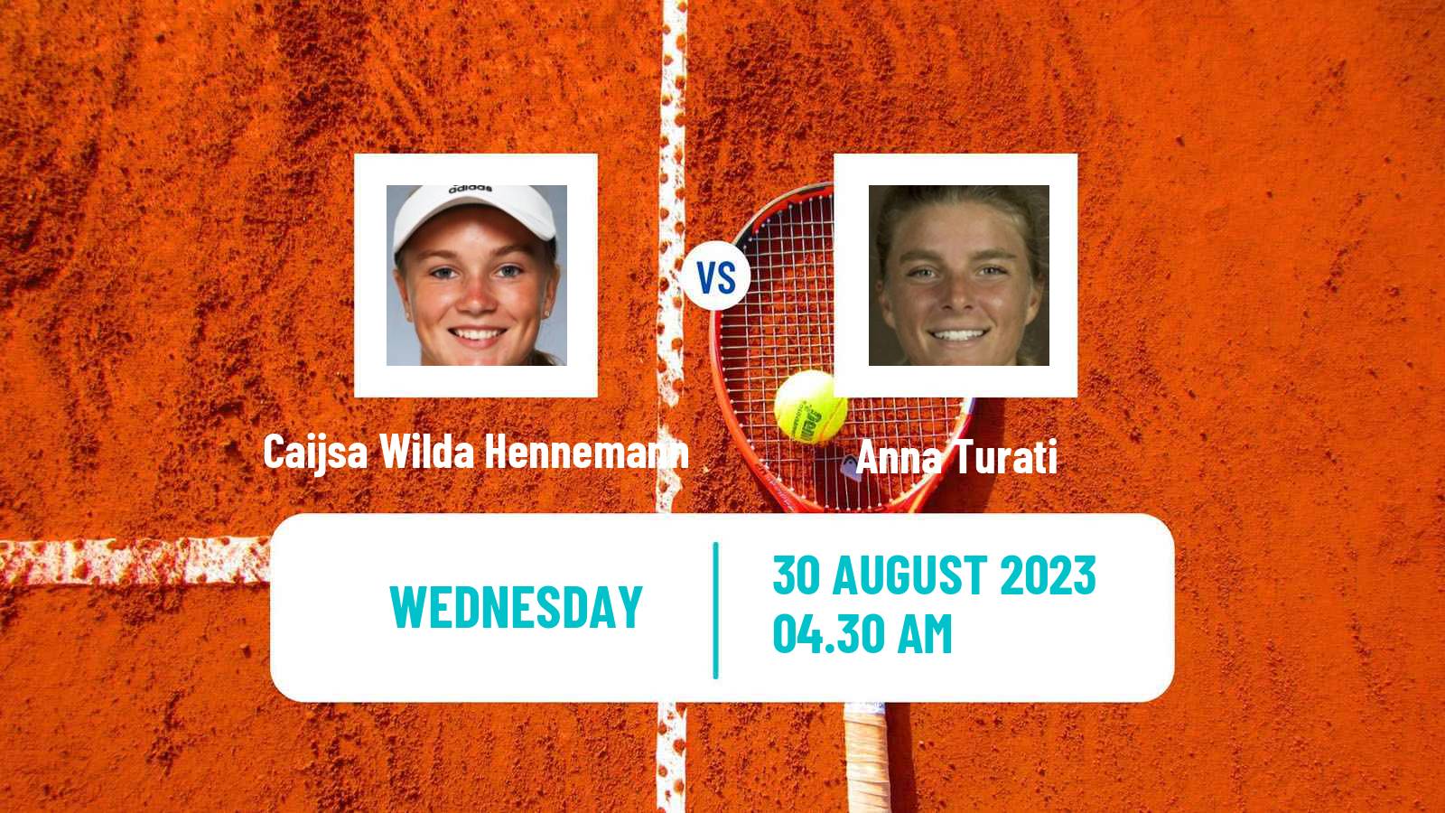 Tennis ITF W25 Trieste Women Caijsa Wilda Hennemann - Anna Turati