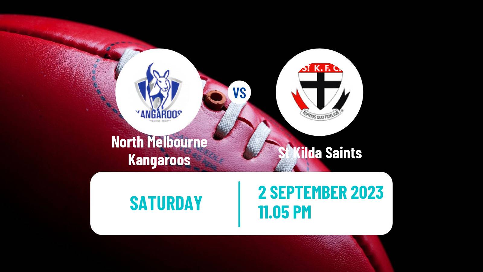 Aussie rules AFL Women North Melbourne Kangaroos - St Kilda Saints