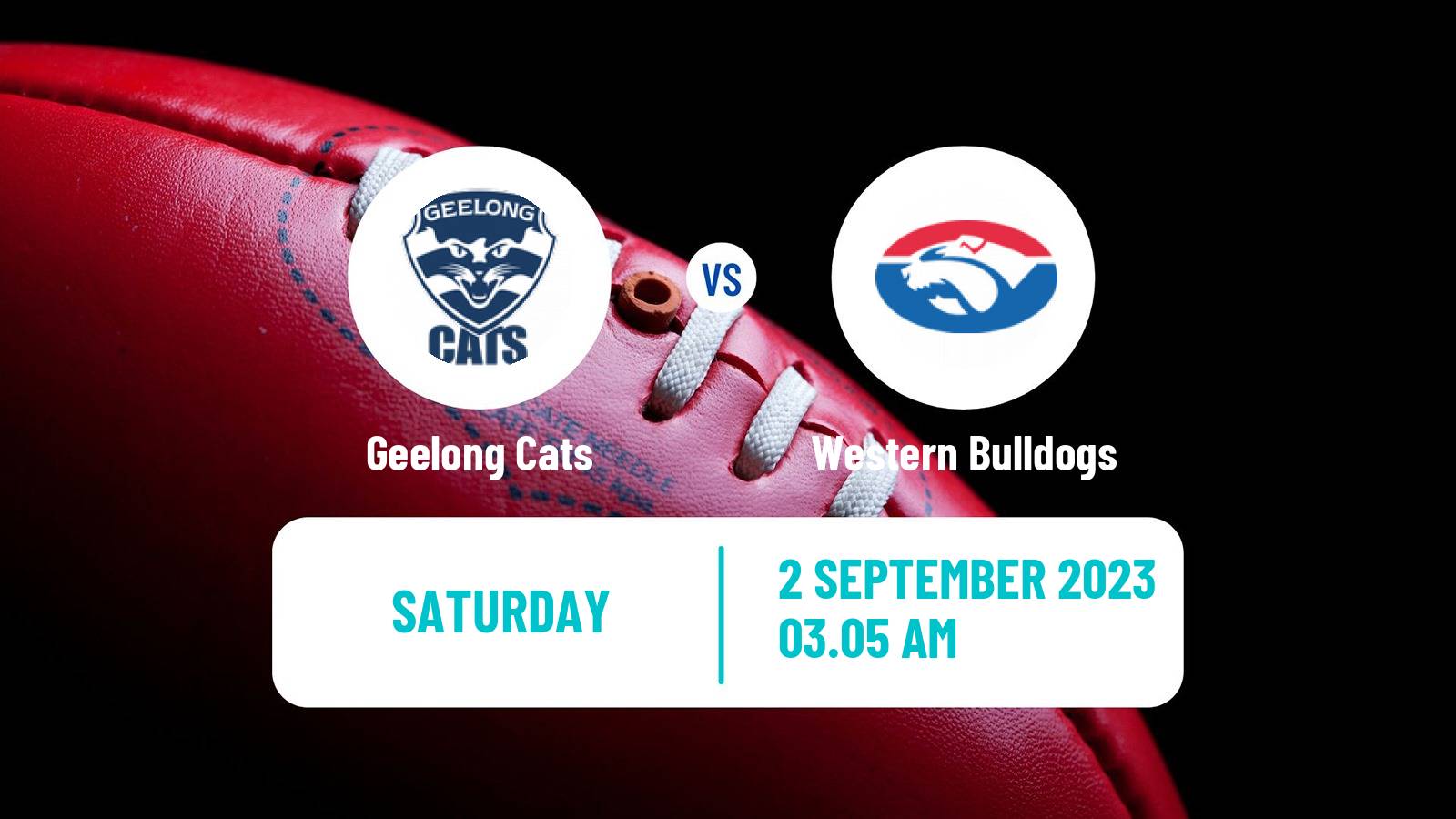 Aussie rules AFL Women Geelong Cats - Western Bulldogs
