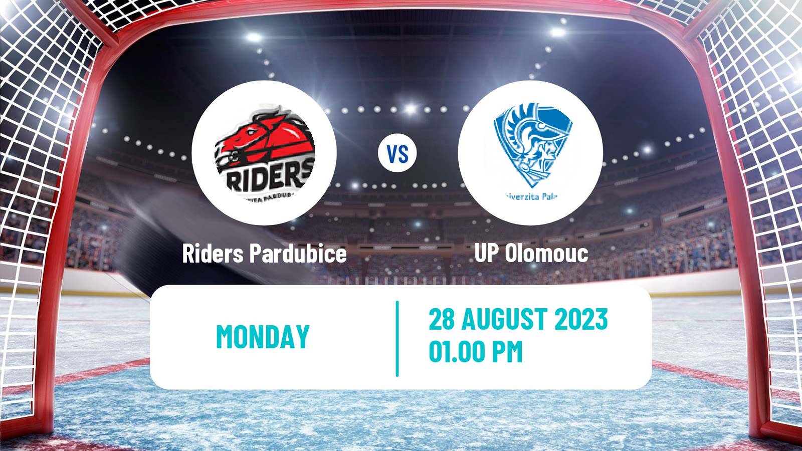 Hockey Club Friendly Ice Hockey Riders Pardubice - UP Olomouc