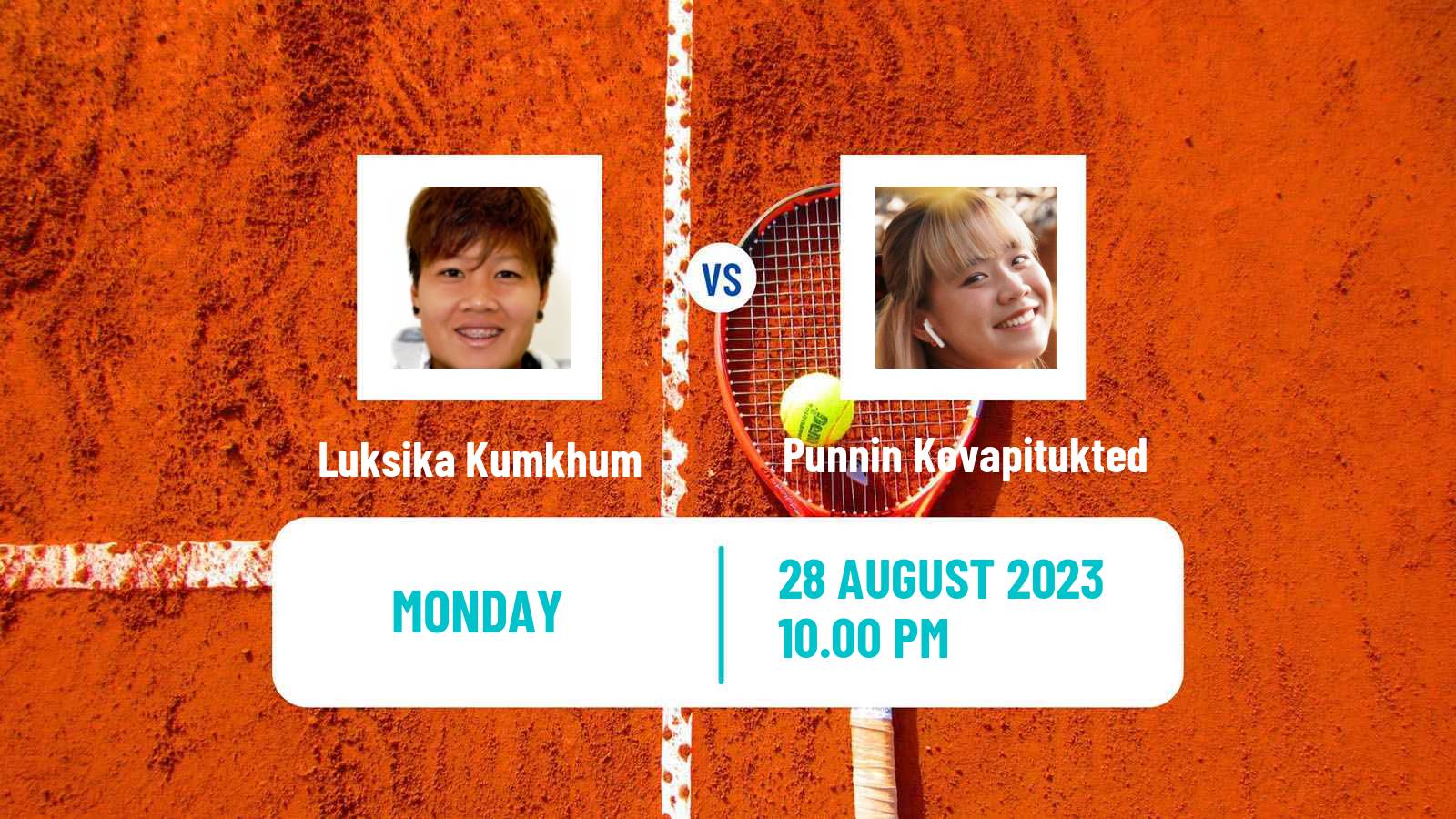 Tennis ITF W25 Nakhon Si Thammarat 3 Women Luksika Kumkhum - Punnin Kovapitukted