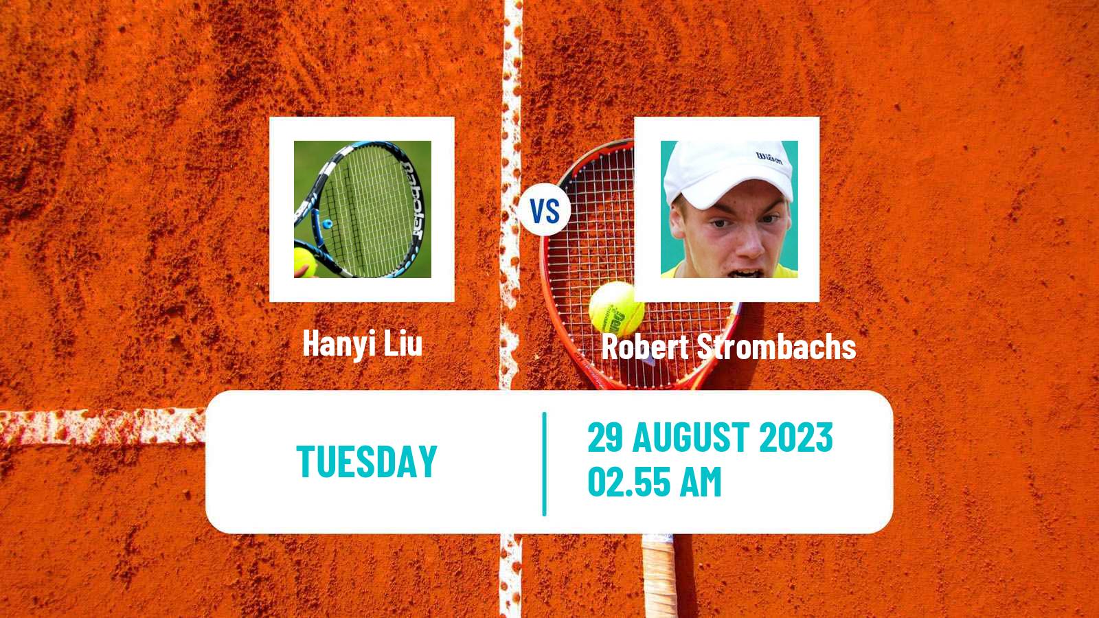 Tennis Zhangjiagang Challenger Men Hanyi Liu - Robert Strombachs