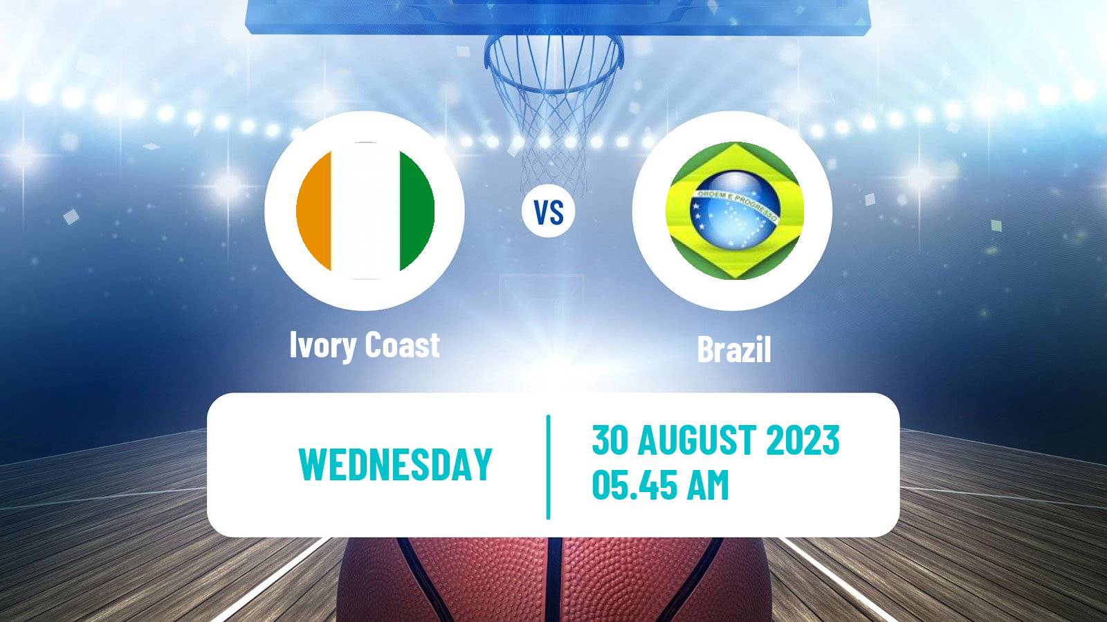 Basketball World Championship Basketball Ivory Coast - Brazil