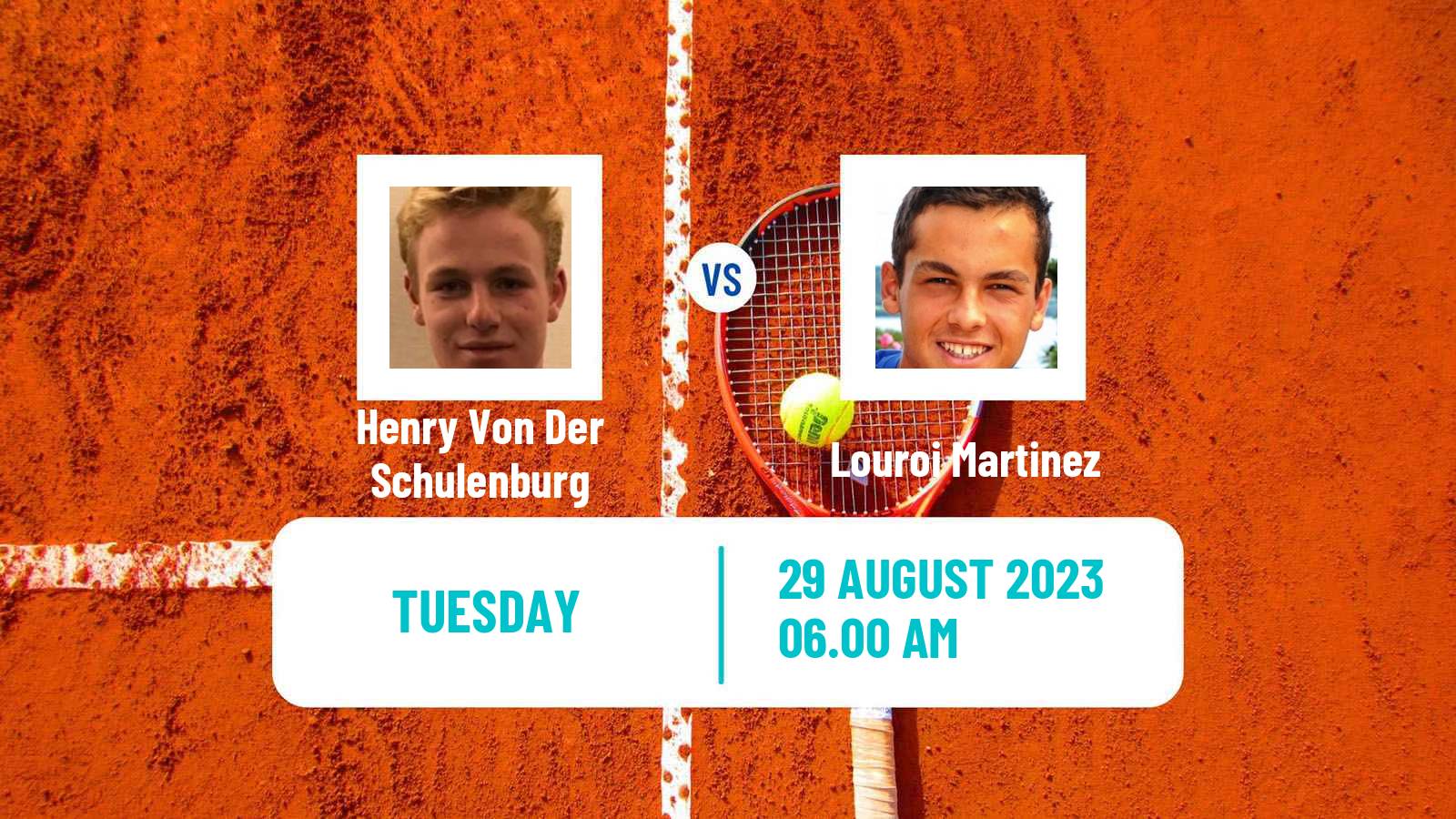 Tennis ITF M25 Sion Men Henry Von Der Schulenburg - Louroi Martinez