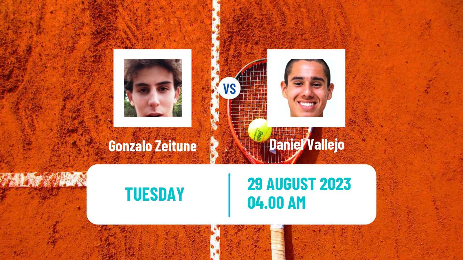 Tennis ITF M15 Buenos Aires Men Gonzalo Zeitune - Daniel Vallejo