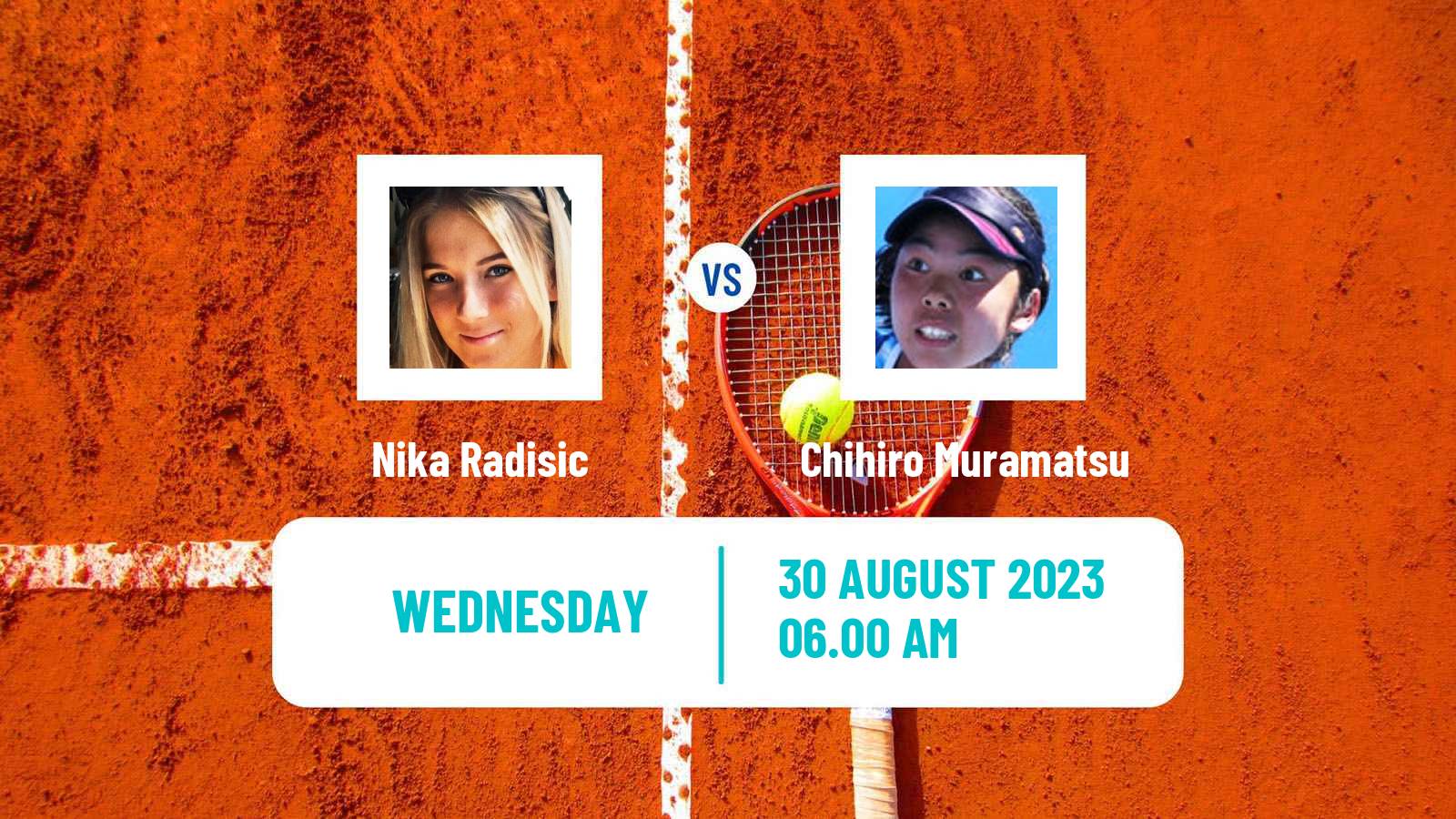 Tennis ITF W25 Trieste Women Nika Radisic - Chihiro Muramatsu