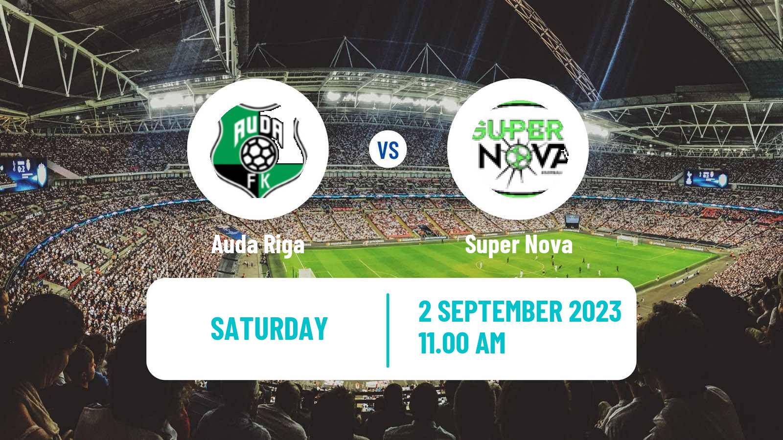 Soccer Latvian Virsliga Auda Riga - Super Nova