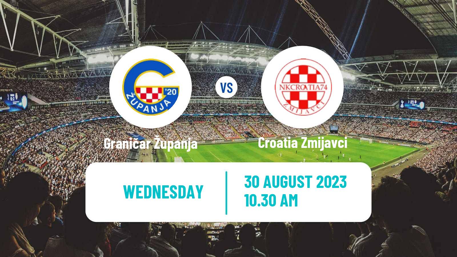 Soccer Croatian Cup Graničar Županja - Croatia Zmijavci